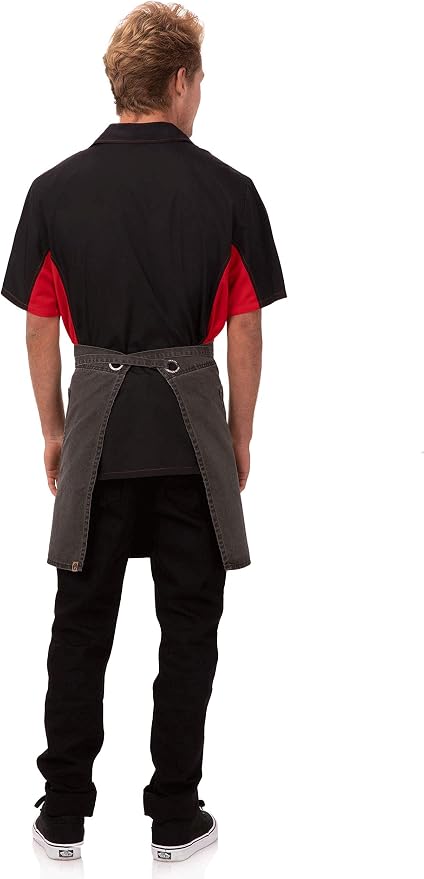 Chef Works Unisex Dorset Half Bistro Apron - Image 4