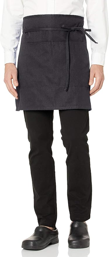 Uncommon Threads Unisex Half Waist Apron with Two Pockets by Uncommon+Threads