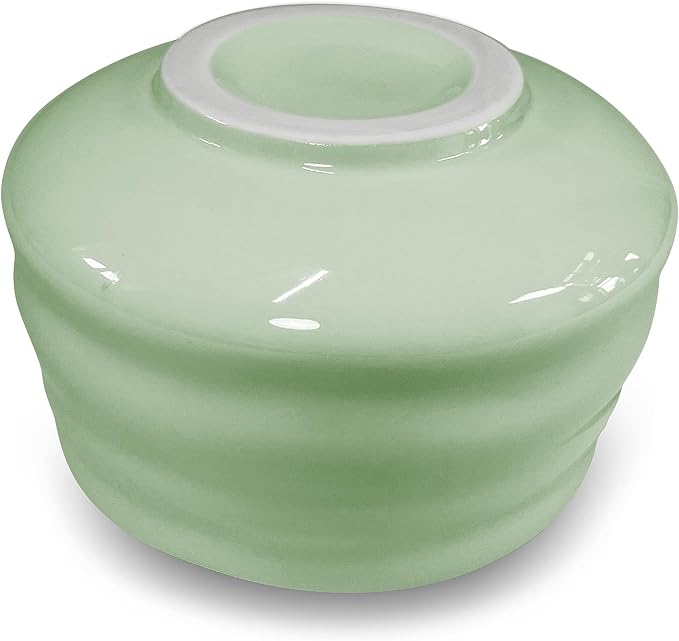 Ceramic Matcha Bowl, Handmade Japanese Green Tea Whisk Cup,Matcha Tea Bowl For Ceremony Chawan 500ml 17oz (Matcha Green)