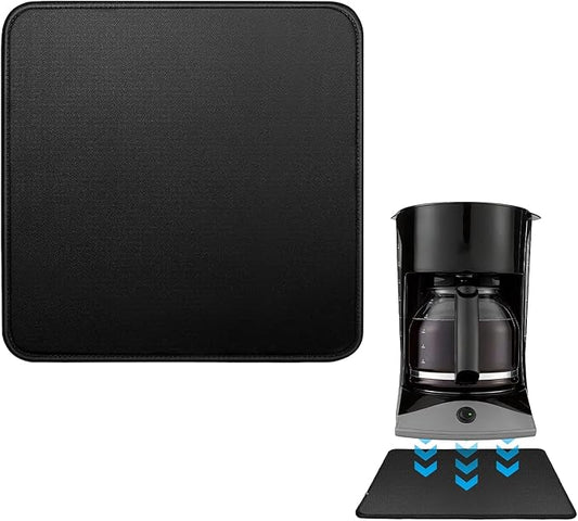 Sliding Mad for Mr Coffee 12 Cup Coffee Maker(SK13-RB) - Absorbent & Anti-Slip Base (13.78"×13.78") - Smooth Glide Accessory Fit for Mr Coffee 12 Cup Drip Coffee Maker, Machines & Pour Over Brewers