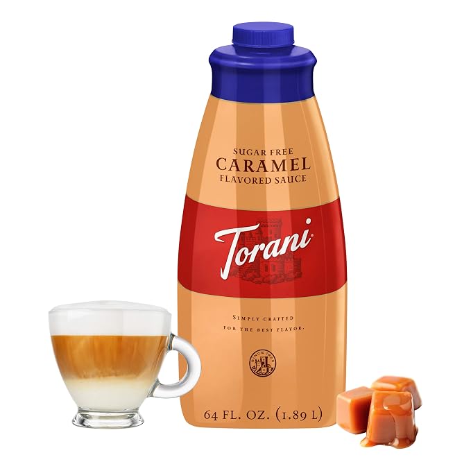 Torani Sugar Free Sauce, Caramel, 64 Ounces - Image 3