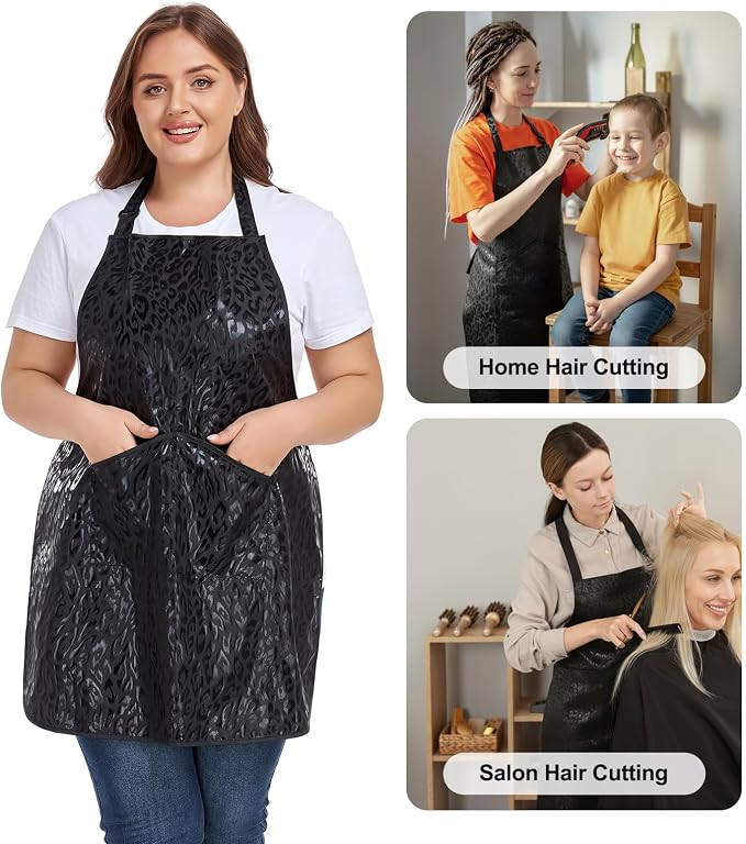 PERFEHAIR Hair Stylist Apron for Women | Lightweight, Hair & Water Repellent with Pockets | Adjustable for All-Day Comfort - Image 5
