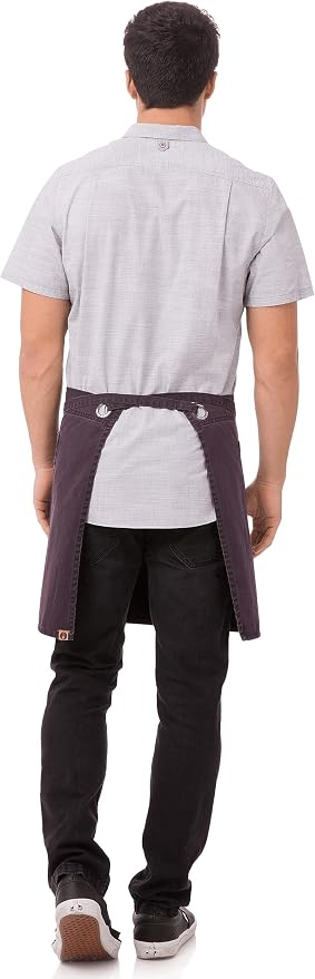 Chef Works Unisex Dorset Half Bistro Apron - Image 3