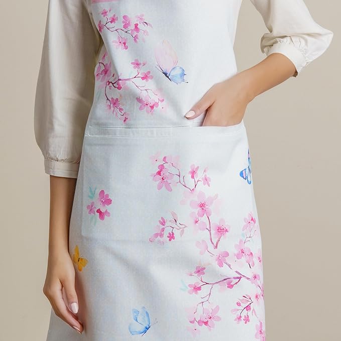 Maison d' Hermine 100% Cotton Apron for women with Pocket Kitchen Chef Apron for Men Cooking Mothers Day Gifts - Image 8