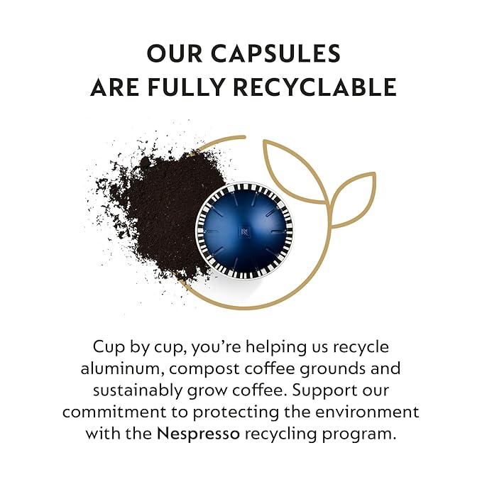 Nespresso VertuoLine Espresso,Diavolitto,50 Count (Pack of 2)