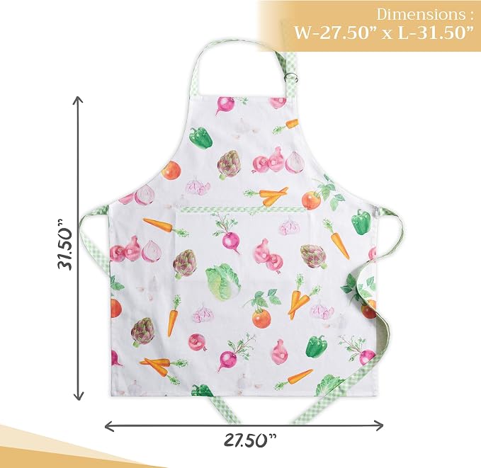 Maison d' Hermine 100% Cotton Apron for women with Pocket Kitchen Chef Apron for Men Cooking Mothers Day Gifts - Image 4