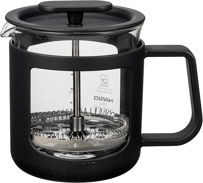 HARIO CPU-2-B CafePress U Heat-resistant Glass, Practical Capacity, 10.1 fl oz (300 ml), Black