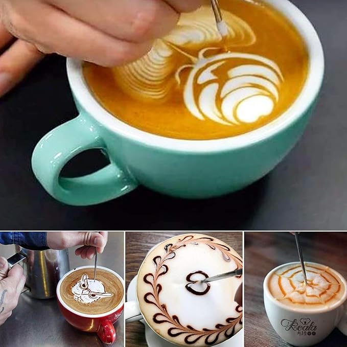 8Oz Mini Milk Frothing Pitcher – 250ml Single Serving Stainless Steel Espresso Steaming Pitchers, Precision Pouring for Perfect Latte Art, Frother cup, Coffee Cappuccino Jug