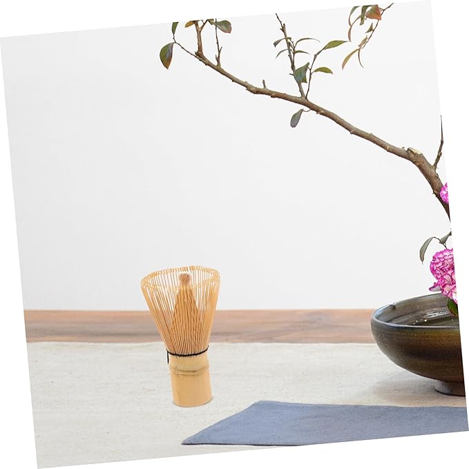 120pieces Bamboo Matcha Whisk Traditional Japanese Tea Ceremony Chasen for Smooth Mixing Ergonomic Handle for Ceremonial and Everyday Use Tines for Optimal Whisking