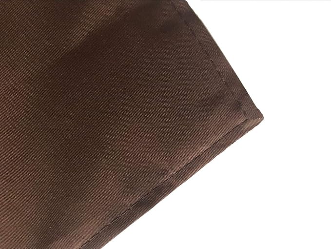 Total 6PCS Brown Bib Apron Adult with 2 Pockets for Women Men Chef Cooking Kitchen (6, Brown) - Image 5