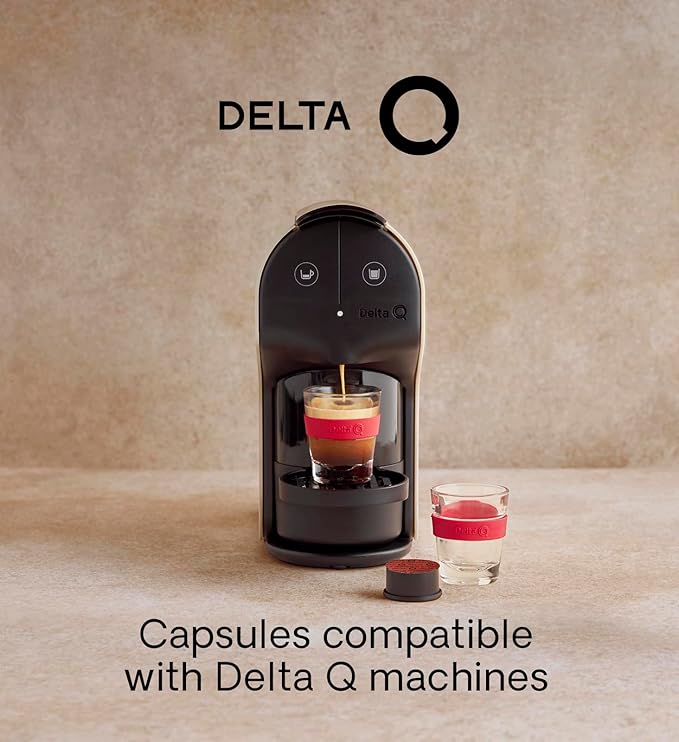Delta Q Espresso Pods for Delta Q machines, Qalidus - Intensity 10, Notes of Caramel, XL Pack - 40 Capsules