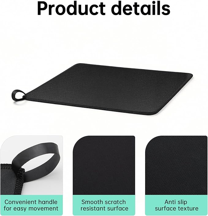 Sliding Pad for BLACK+DECKER 12-Cup Coffee Maker (CM0915BKD)(18.1"×15")- Smooth Glide with Anti-Slip Base - Perfect Accessories Fit for Black and Decker Coffee Maker