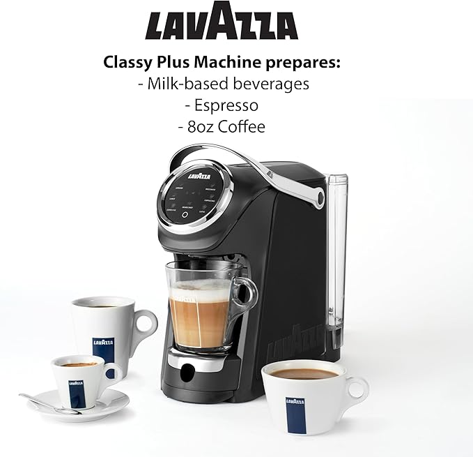 Lavazza Expert Coffee Bundle Classy Plus All-In-One Machine LB 400 + 1 Welcome Kit Pack of 36 Mixed Capsules + 1 Extra Vessel