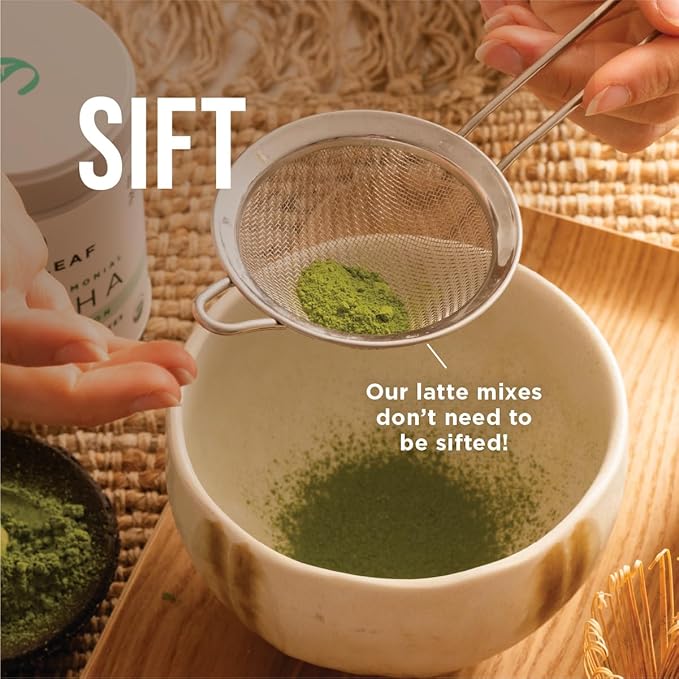 Jade Leaf Matcha - Stainless Steel Measuring Whisk Utencil Scoop - Perfect 1g (1/2 teaspoon) Serving of Green Tea Powder - Great Gift for Matcha Lovers
