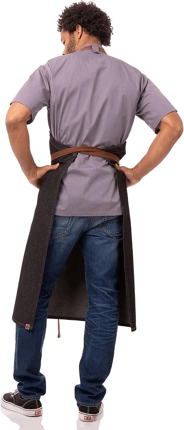 Chef Works Unisex Memphis Chefs Bib Apron - Image 4