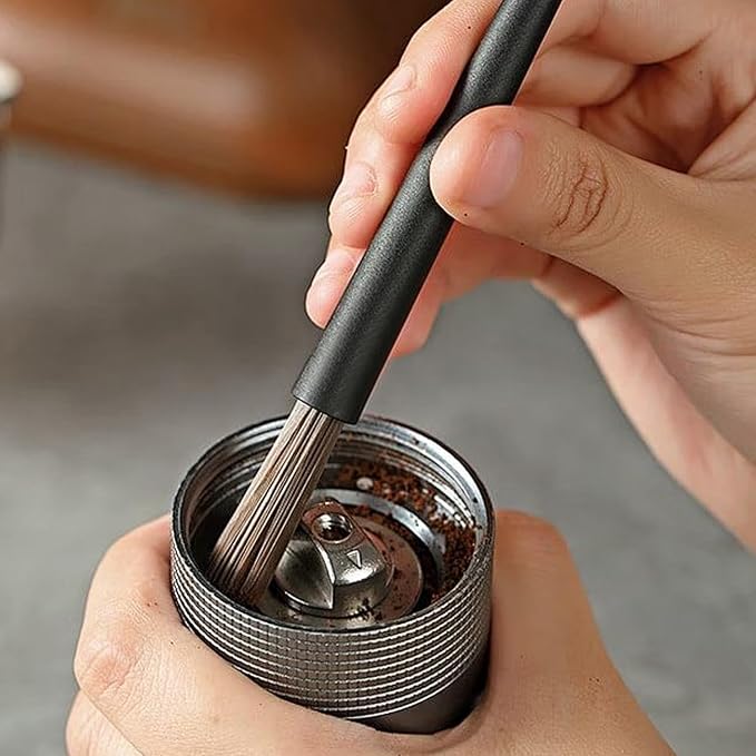 Coffee Grinder Cleaning Brush Coffee Brush Coffee Grinder Brush Cleaner with Wood Handle and Bristles Dusting Espresso Machine Brush Tool Barista Brush for Barista Home Kitchen - Image 6