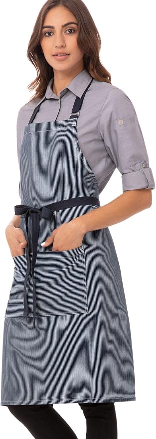 Chef Works Unisex Portland Kitchen Apron, Indigo Blue, One Size by ChefWorks