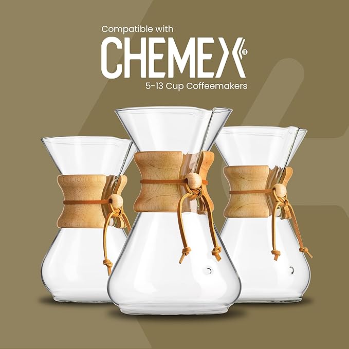 CHEMEX Bonded Filter - Circle - 100 ct - 5 Pack - Exclusive Packaging