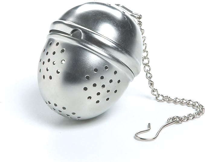 Fox Run Craftsmen, us kitchen, FOXW9 Stainless Steel Tea Ball, 1.5 x 1.5 x 6.25 inches, Metallic