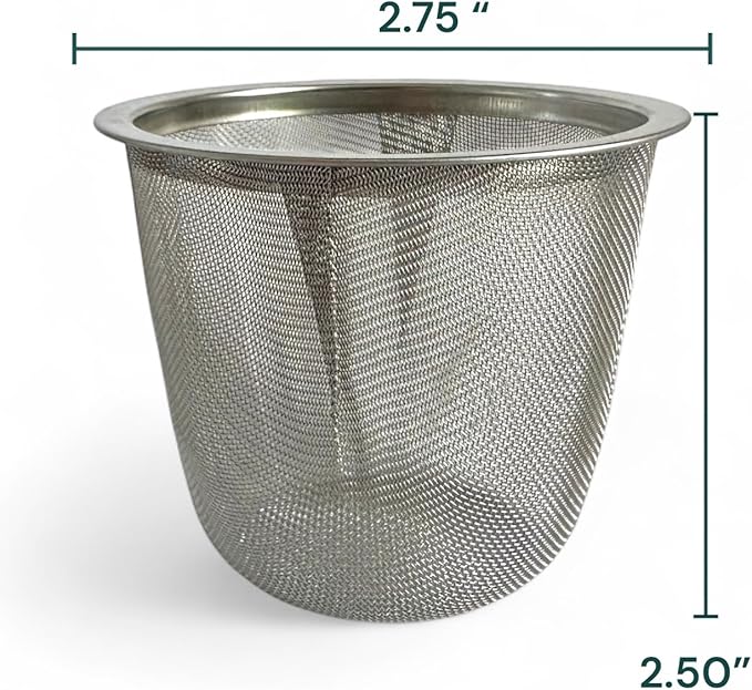Japanese Fine Mesh Tea Sifter – Stainless Steel Tea Strainer for Matcha & Loose Leaf Tea Made in Japan