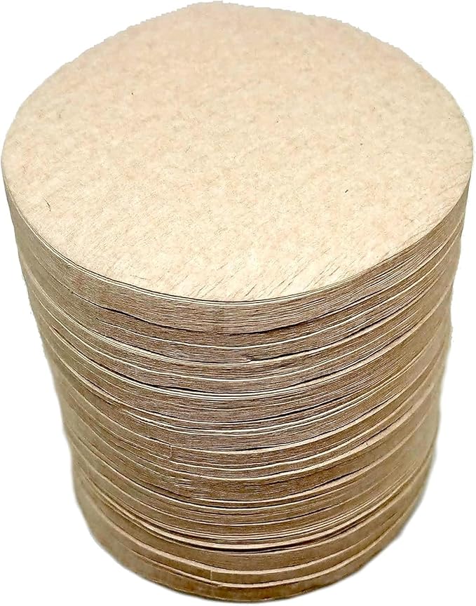 350x (1 Pack) Reusable Replacement Paper Filters Compatible With The Aeropress® Coffee Maker/Aeropress® Go - Vegan Non Bleached Natural - Free USA Shipping available!. (1)