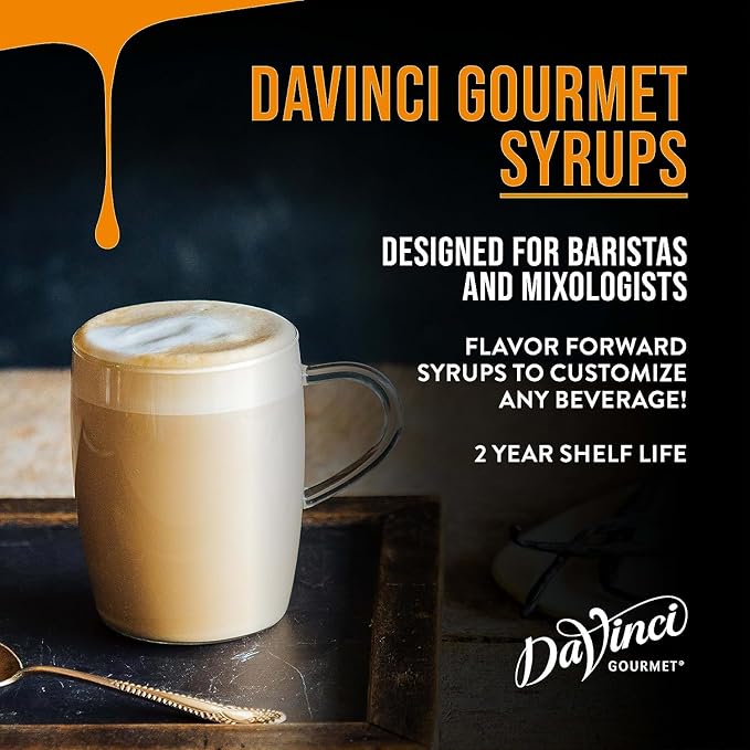 DaVinci Gourmet Classic Pumpkin Pie Syrup, 25.4 Fluid Ounces (Pack of 4)