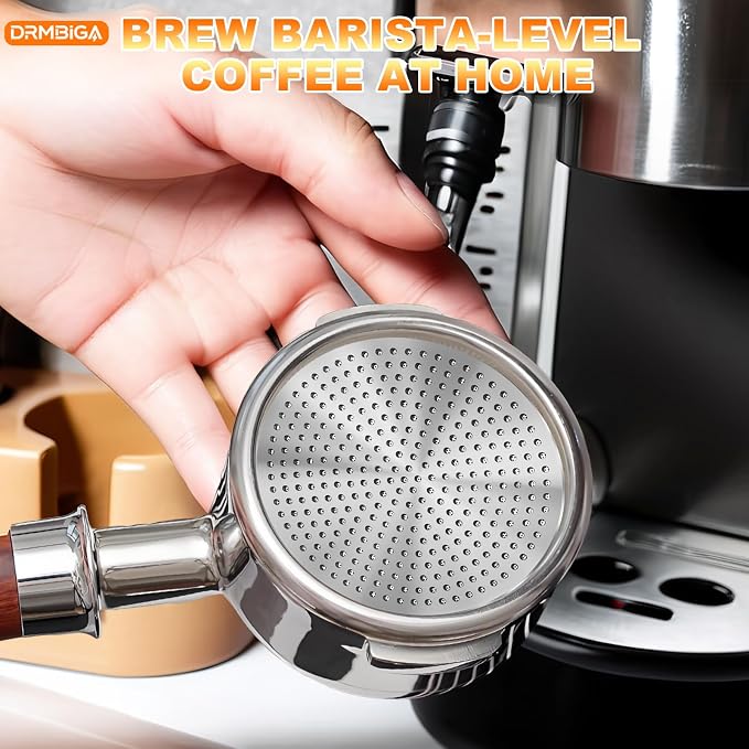 58.3mm Espresso Puck Screen 2 Pack – Professional Premium 3rd Gen Dual-Layer Flow Control Coffee Filter, Precision-Engineered Stainless Steel Portafilter Screen for Perfect 58mm Basket Fit - Image 8