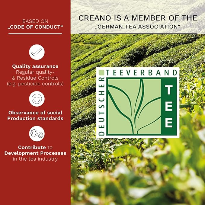 Creano Blooming Tea Sampler in a Classy Gift Box to Try - White Tea - Gift for Women, Mom, Tea Lovers - 6 Pieces (Pack of 1)