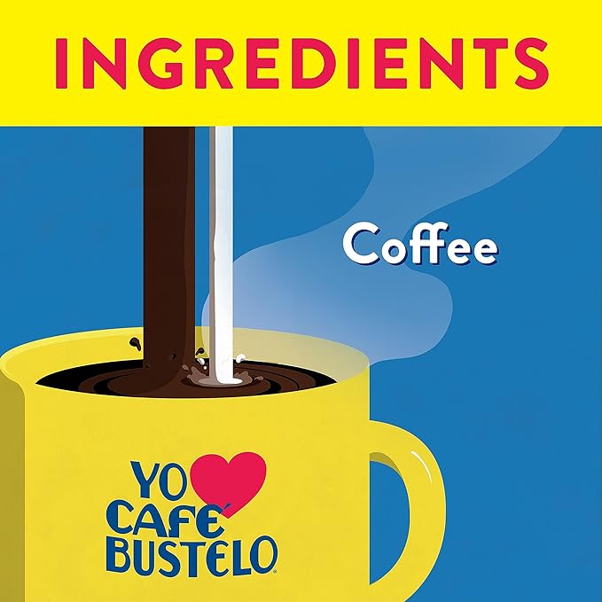 Café Bustelo Aluminum Espresso Capsules, Brazil Blend, Nespresso Original Line Compatible, Intensity 11, 40 Count