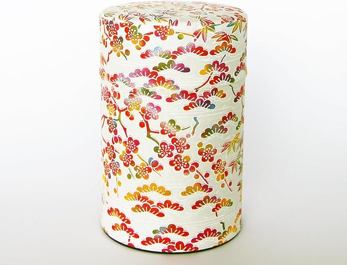 KIMIKURA Japanese Tea Canister [Colorful] 70-100g Tea Capacity -Airtight Tin from Japan | Japanese Tea