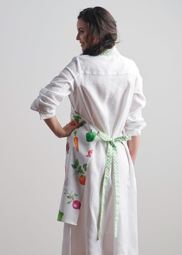 Maison d' Hermine 100% Cotton Apron for women with Pocket Kitchen Chef Apron for Men Cooking Mothers Day Gifts - Image 8