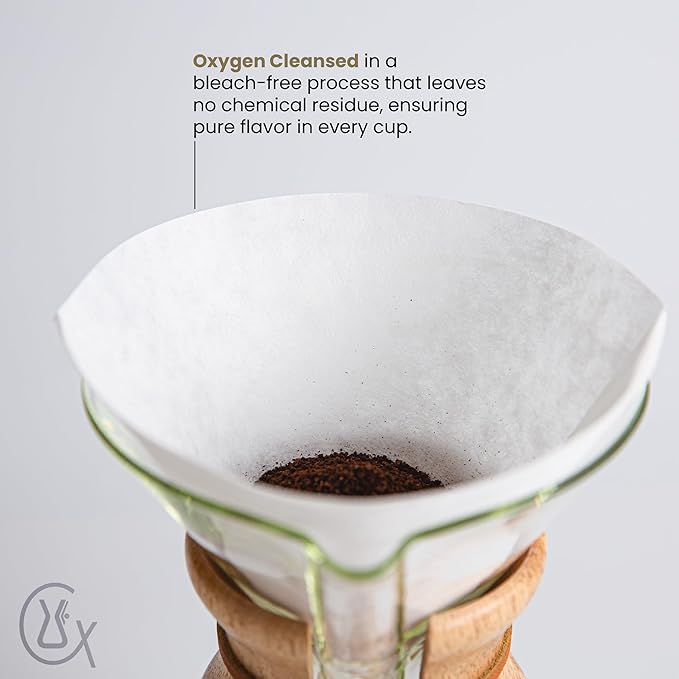 Chemex Bonded Filter - Square - 100 ct - 2 Pack - Exclusive Packaging