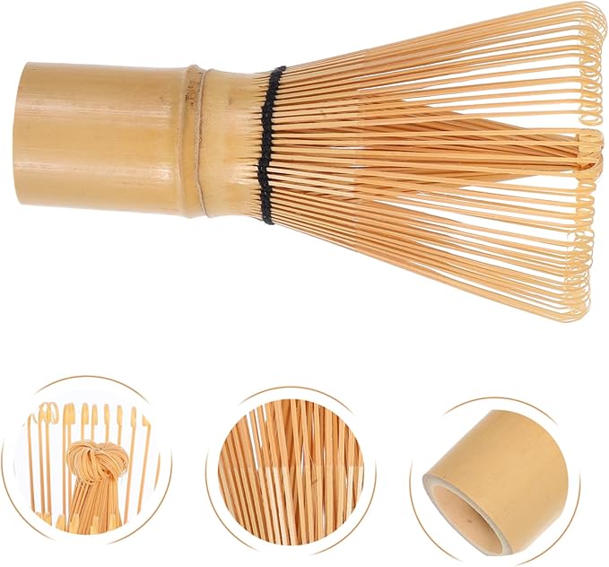 STOBAZA Matcha Whisk Bamboo Tool Tea Stirring and Mixing Traditional Japanese Tea Ceremony Easy to Clean