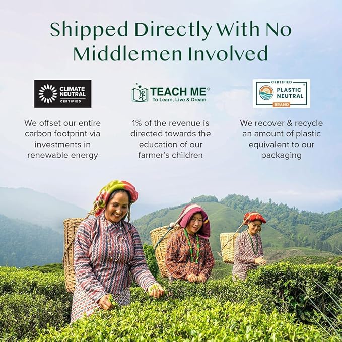 VAHDAM, Oprah's Favorite Tea Gift Set | 3 Premium Chai Teas in Golden Tin Caddy Gift Box | Exotic Chai Tea Blends | Gluten Free, Non GMO | Gifts for Men And Women