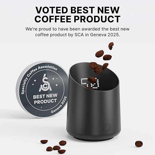 Subminimal Subscale Digital Dosing Cup with LED Display – Sleek & Precise Scale - Dosing & Brewing Accessories, Measures Coffee Grounds for Espresso - Black