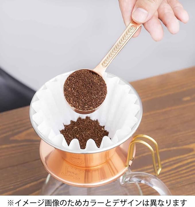 Kalita Wave Series Wave Dripper 155 [For 1 to 2 People] #04151 ,brown (bronze)