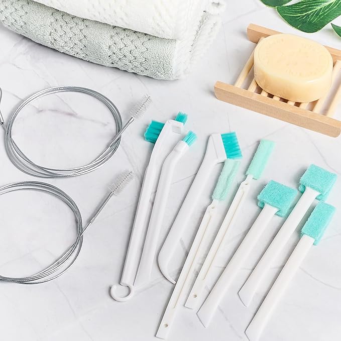 TUZAZO Ice Machine Cleaner Brush Kits, 10 PCS Ice Maker Cleaning Tools - 2PCS Long Drain Pipe Brushes and 8 PCS Crevice Cleaning Brushes - Image 5