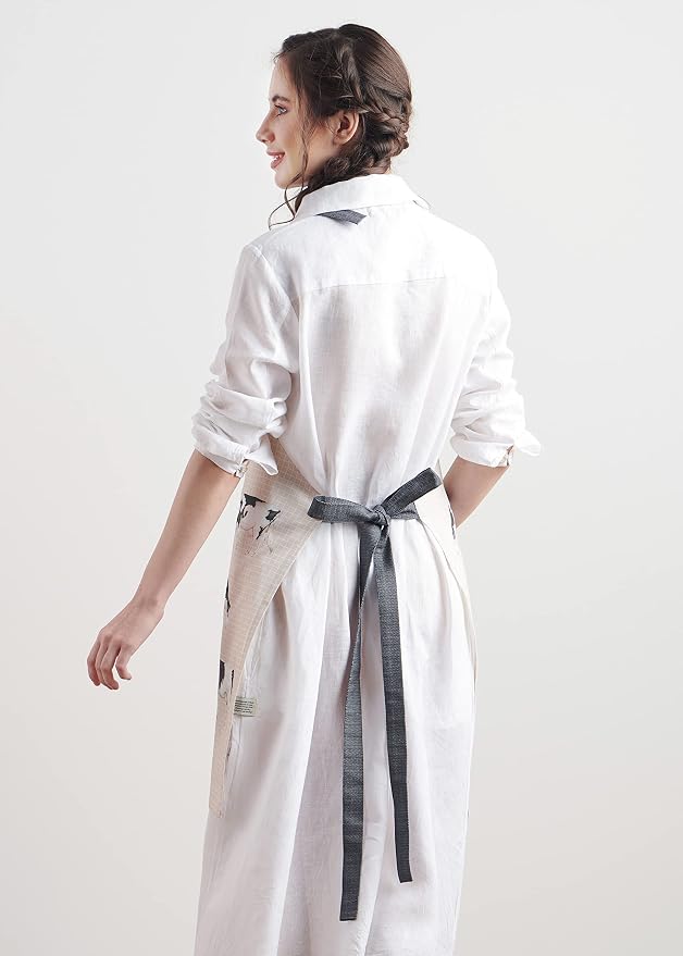 Maison d' Hermine 100% Cotton Apron for women with Pocket Kitchen Chef Apron for Men Cooking Mothers Day Gifts - Image 8