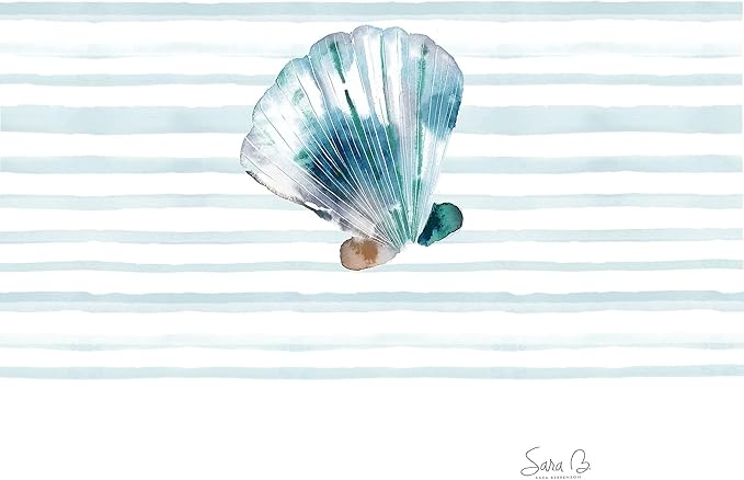 Tervis Sara Berrenson - Ocean Keepsakes Scallop Made in USA Double Walled Insulated Tumbler Travel Cup Keeps Drinks Cold & Hot,