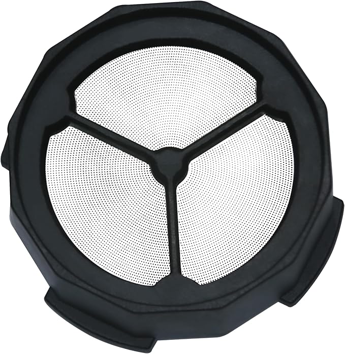 Stainless Steel Reusable Filter for AeroPress Coffee Maker(Superfine)，Premium Replacement Disc, 2-in-1 design, freeing you from changing filter screens or filter papers. (2, Black)