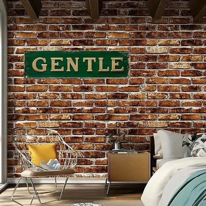 GENTLE Vintage Metal Sign Street Sign Funny Man Cave Decor Accessories for Home, Bar, Bathroom, Bedroom Unique Retro Tin Signs for Outdoor 4 X 16 inches - Image 2