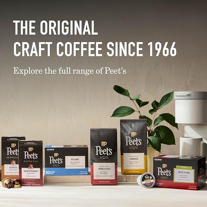 Peet's Coffee, Medium Roast Espresso Capsules, Compatible with Nespresso Original Machine, 100% Arabica Coffee - Crema Scura Intensity 9, 100 Count (10 Boxes of 10 Espresso Capsules)
