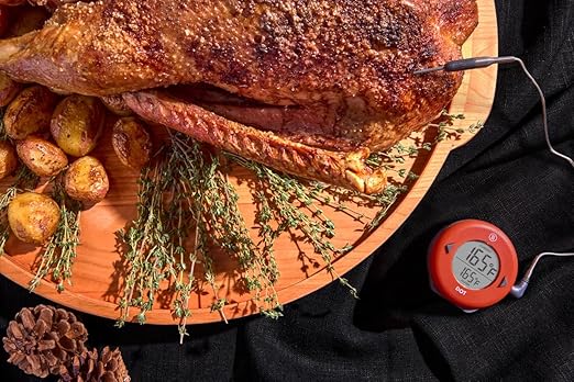 ThermoWorks DOT — Chefs’ Favorite Simple Alarm Thermometer - Dove Grey