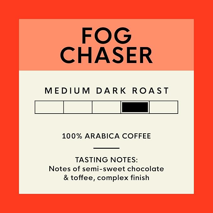 San Francisco Bay Compostable Coffee Pods - Fog Chaser (36 Ct) K Cup Compatible including Keurig 2.0, Medium Dark Roast