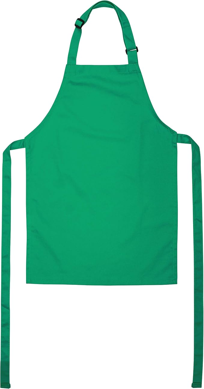 Kids Apron, Medium, 100% Cotton With An Adjustable Strap to fit All Ages by ONEOMI