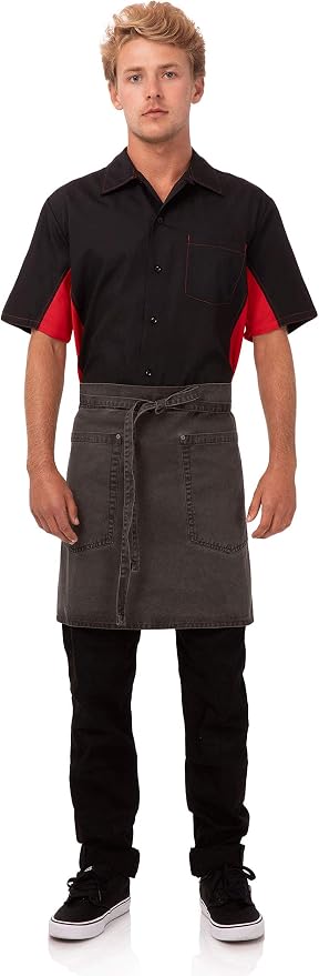 Chef Works Unisex Dorset Half Bistro Apron - Image 2