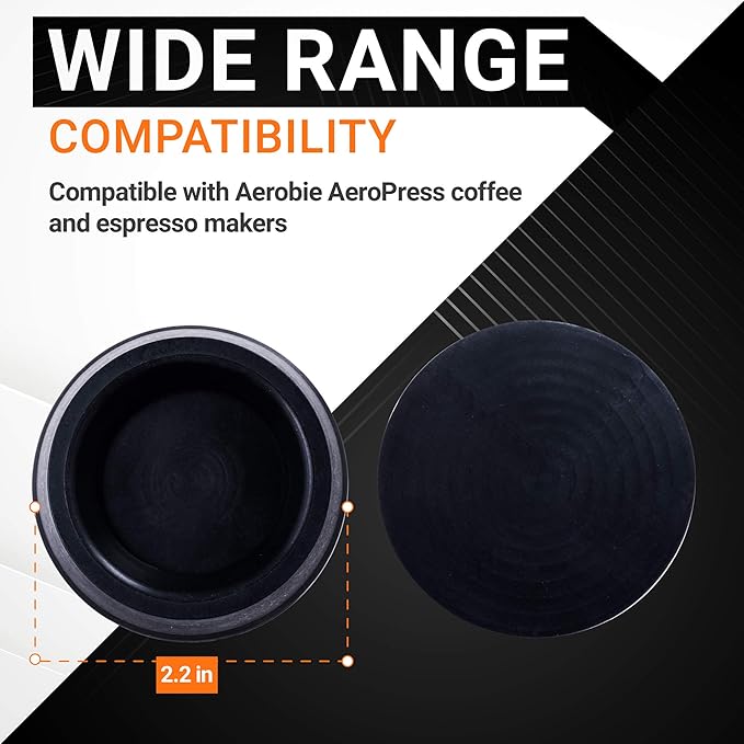 BlueStars Plunger Rubber Gasket Replacement Part Compatible with AeroPress Coffee and Espresso Maker (2pc)