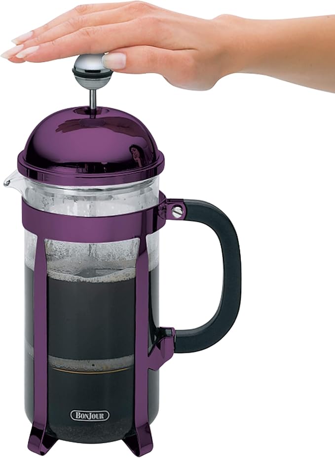 BonJour Maximus French Press Coffee Maker - 8 Cup, Purple