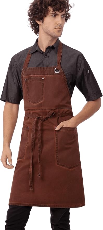 Chef Works Unisex Dorset Bib Apron by ChefWorks
