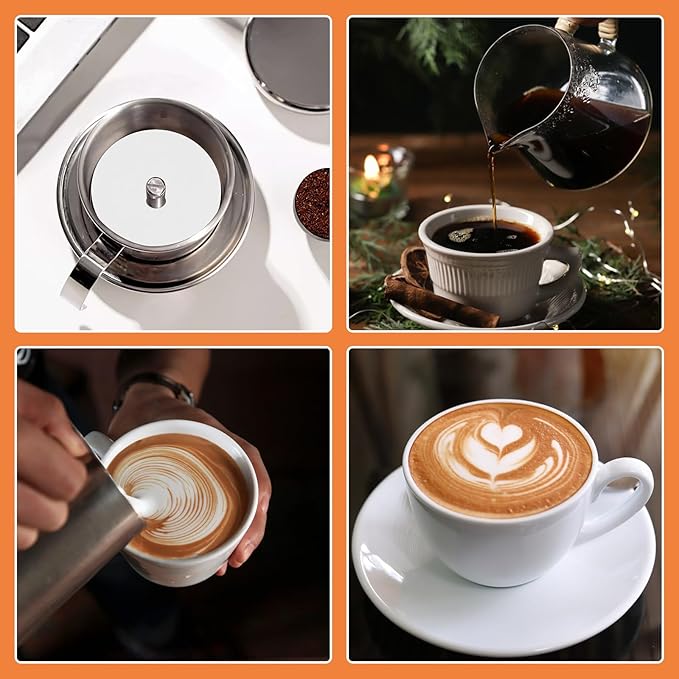 300 Count Percolator Coffee Filters, 3.75in Natural Unbleached Disposable Coffee Filter Disc Coffee Filters for Percolators Coffee Pot